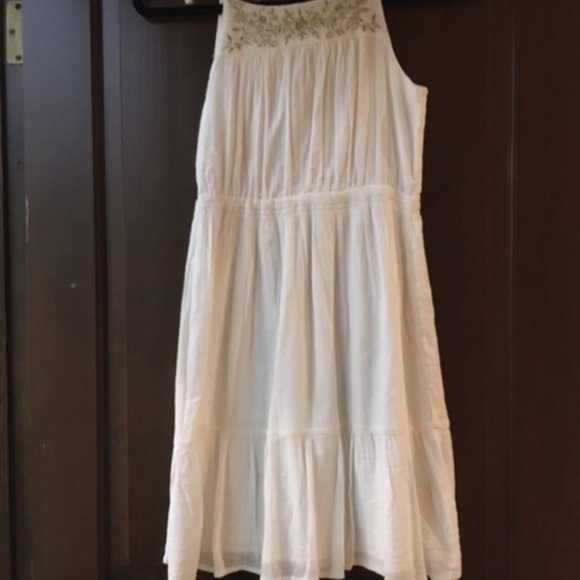 Girls White Dress - Gap Kids size 10 Regular large - Picture 2 of 7
